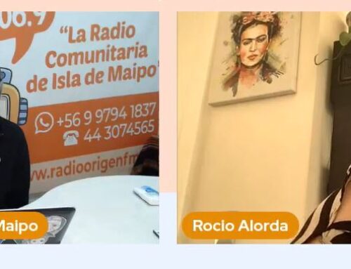 Estación Isla de Maipo «Rocio Alorda» Presidenta Colegio de Periodistas»